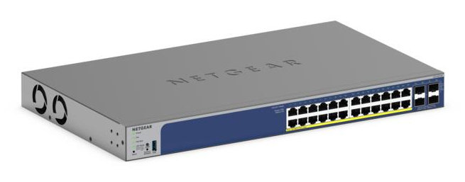 Netgear 24Port Switch 10/100/1000 GS728TX 4xSFP+