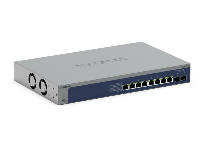 [XS508TM-100EUS] Netgear 8Port Switch 100/1000/10000 XS508TM Managed, 2x SFP+