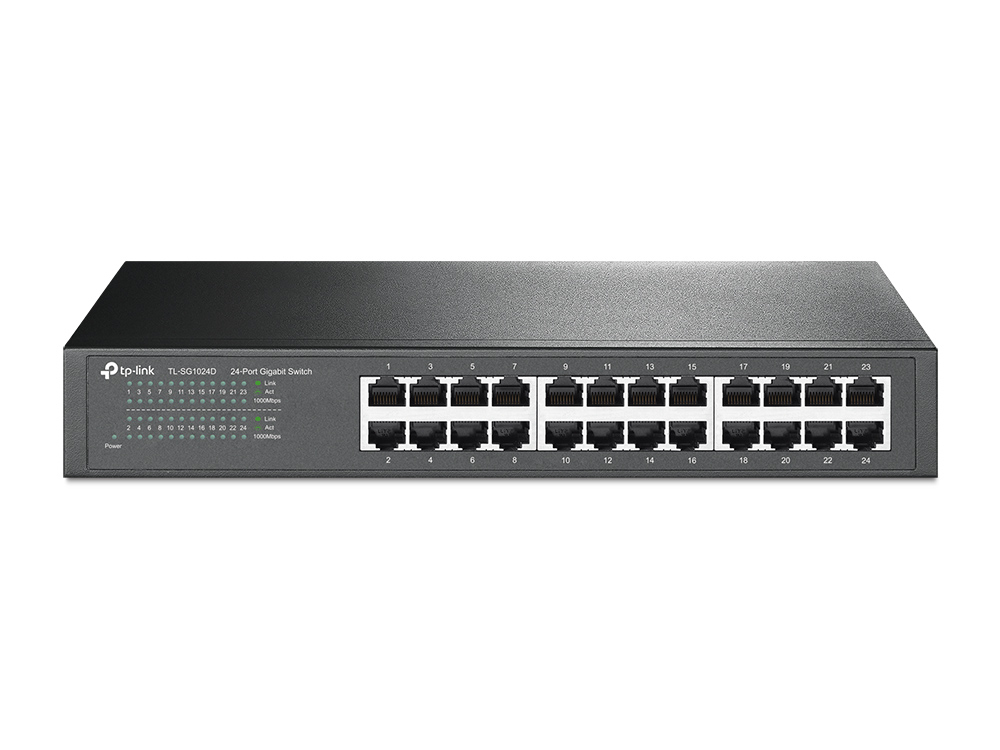 TP-LINK Switch TL-SG1024D 24xGBit Unmanaged Desktop
