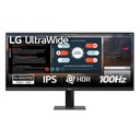 LG 29U511A-B | 29" Ultrawide 2560x1080 IPS | 100Hz | DisplayPort | HDMI | Monitor | Zwart