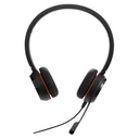 Jabra Evolve 20 Headset Bedraad Hoofdband Kantoor/callcenter USB Type-A Zwart