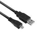 ACT AC3000 | USB 2.0 | USB-A naar Micro-USB-B | 1m | Zwart