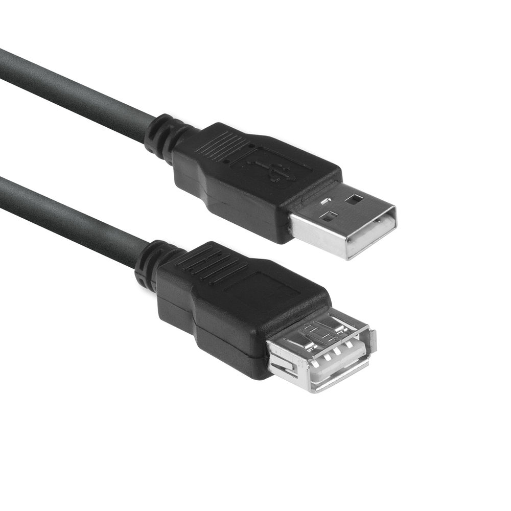 [AC3040] ACT AC3040 | USB 2.0 Kabel | USB-A naar USB-A | 1.8m | Zwart