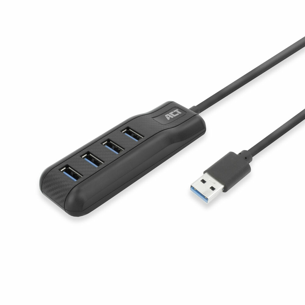 [AC6320] ACT AC6320 | USB 3.2 Gen 1 Interface Hub | Type-A | 5 Gbps | Zwart