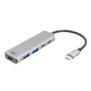 ACT AC7072 USB-C Hub 3.0 | 2x USB-A & 2x USB-C Poorten | 5 Gbps | Aluminium Behuizing | 12 cm Kabel