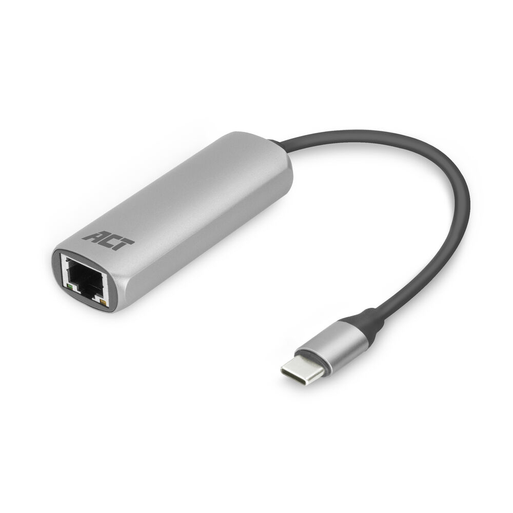 [AC7335] ACT AC7335 | USB-C naar Gigabit Ethernet Adapter | 10/100/1000 Mbps | Plug & Play