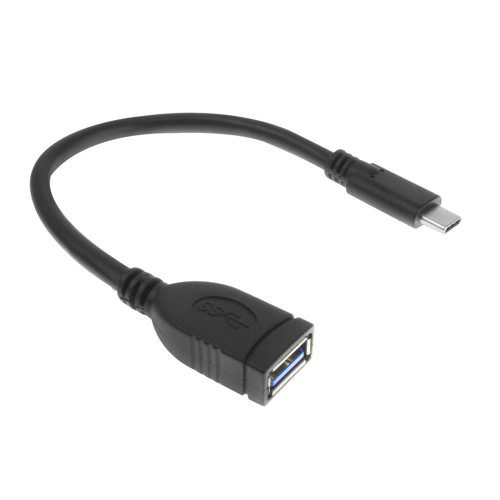 ACT AC7340 | USB 3.2 Gen 1 | USB-C naar USB-A | 0.2m | Zwart