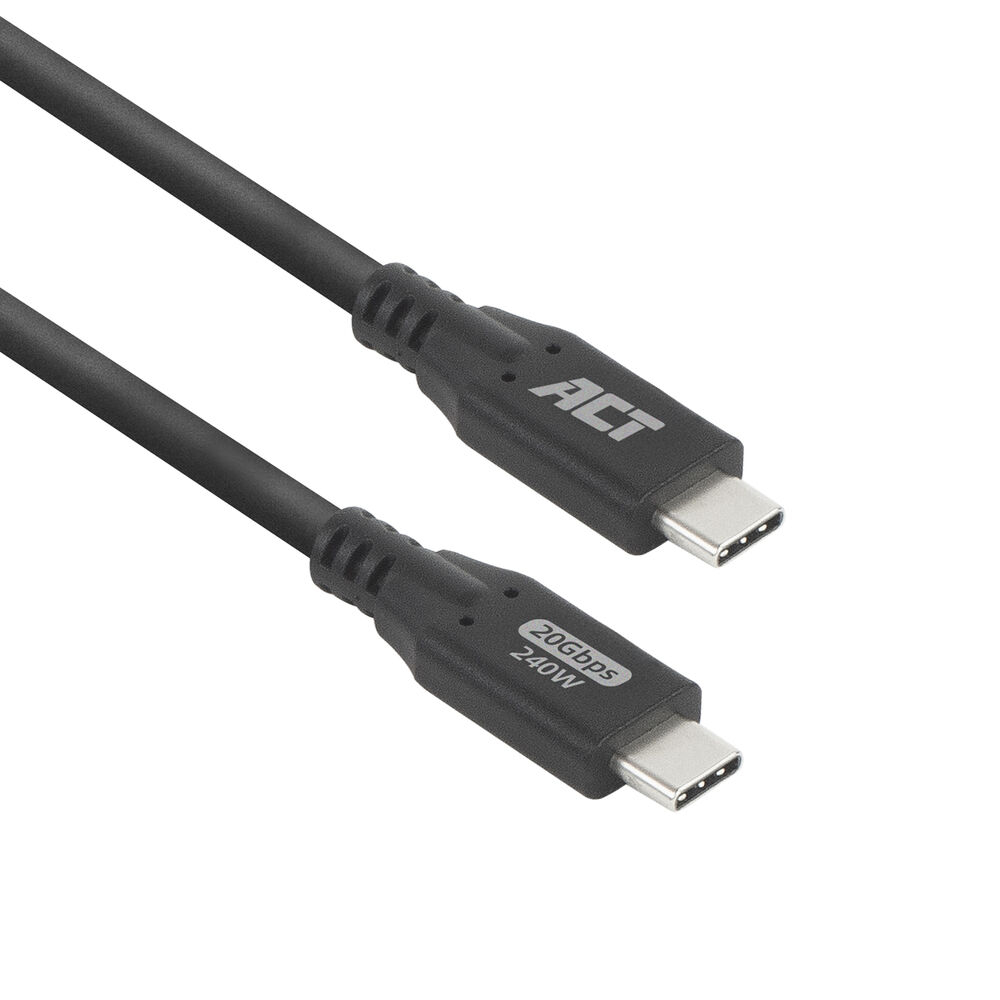 [AC7421] ACT USB4 20Gbps 240W USB Type-C kabel, 1 meter