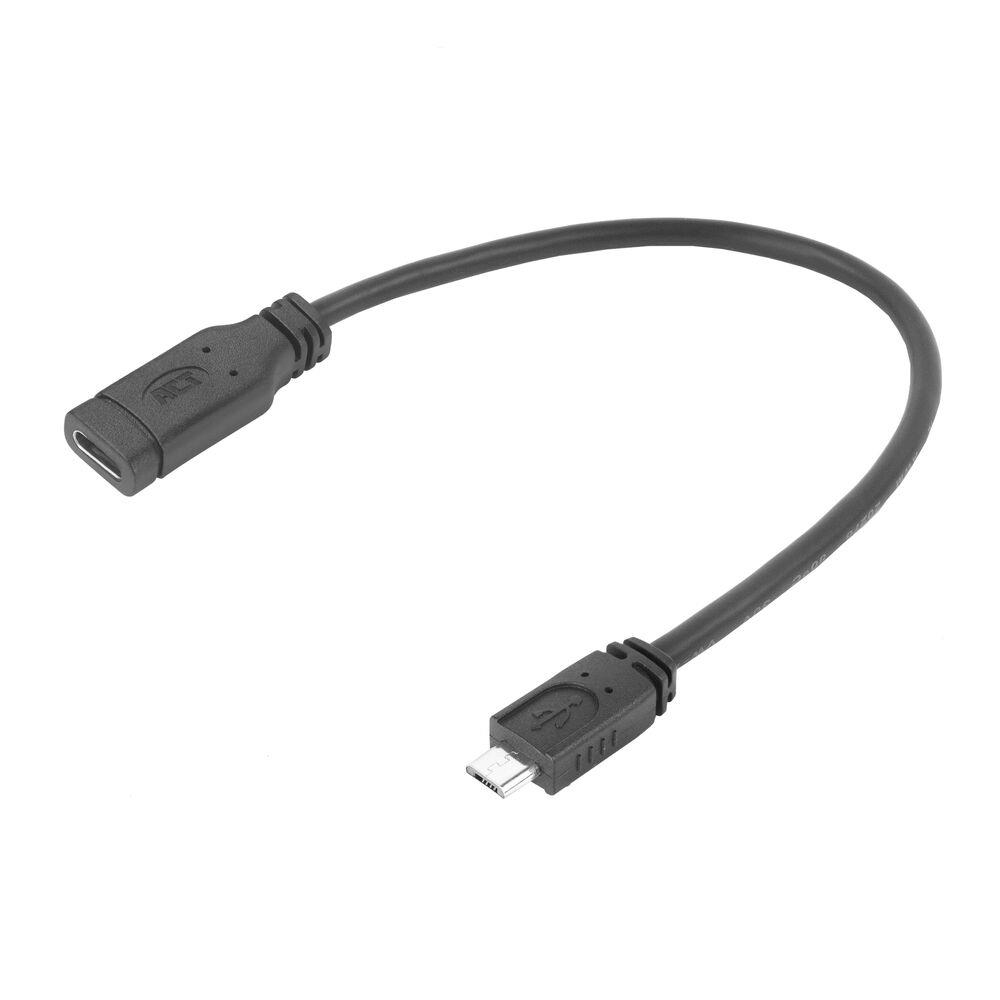 [AC7464] ACT Adapterkabel | USB Type-C (Female) naar USB Micro-B 2.0 (Male)