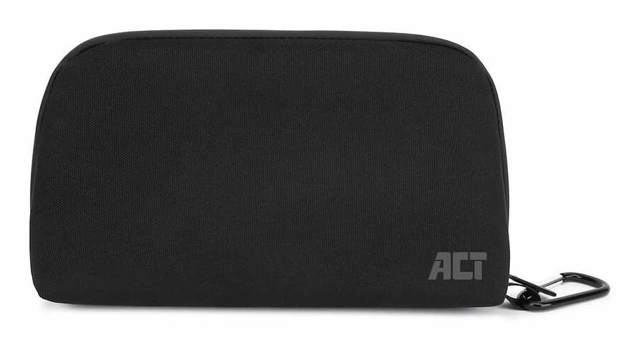 [AC8501] ACT AC8501 | Hand- & Schoudertas | Gerecycled PET (rPET) | Unisex | Zwart