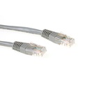 ACT Grijze 10 meter U/UTP CAT6 patchkabel met RJ45 connectoren