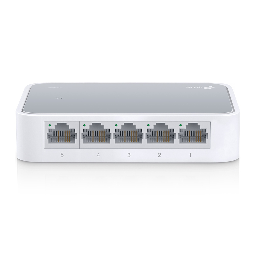 TP-Link TL-SF1005D | Unmanaged Switch | 5-poorts Fast Ethernet (10/100 Mbps) | Wit