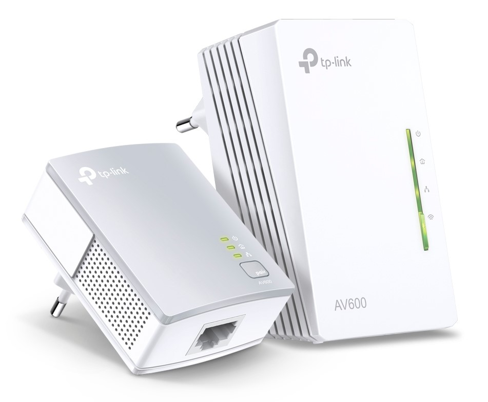 TP-Link AV600 | Powerline Adapter Set | 300 Mbps Wi-Fi N300 | 600 Mbps Powerline | Starter Kit