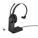 Jabra Evolve2 55 Headset Draadloos Hoofdband Kantoor/callcenter USB Type-C Bluetooth Zwart