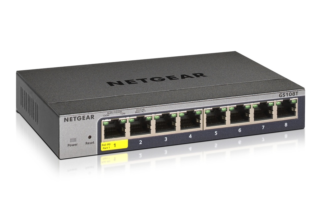 [GS108T-300PES] Netgear 8Port Switch 10/100/1000 GS108T v3