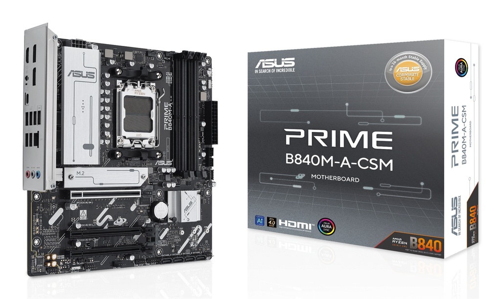 [90MB1J10-M0EAYC] ASUS PRIME B840M-A-CSM AM5 B840/2xDP-HDMI/3xM.2/µATX