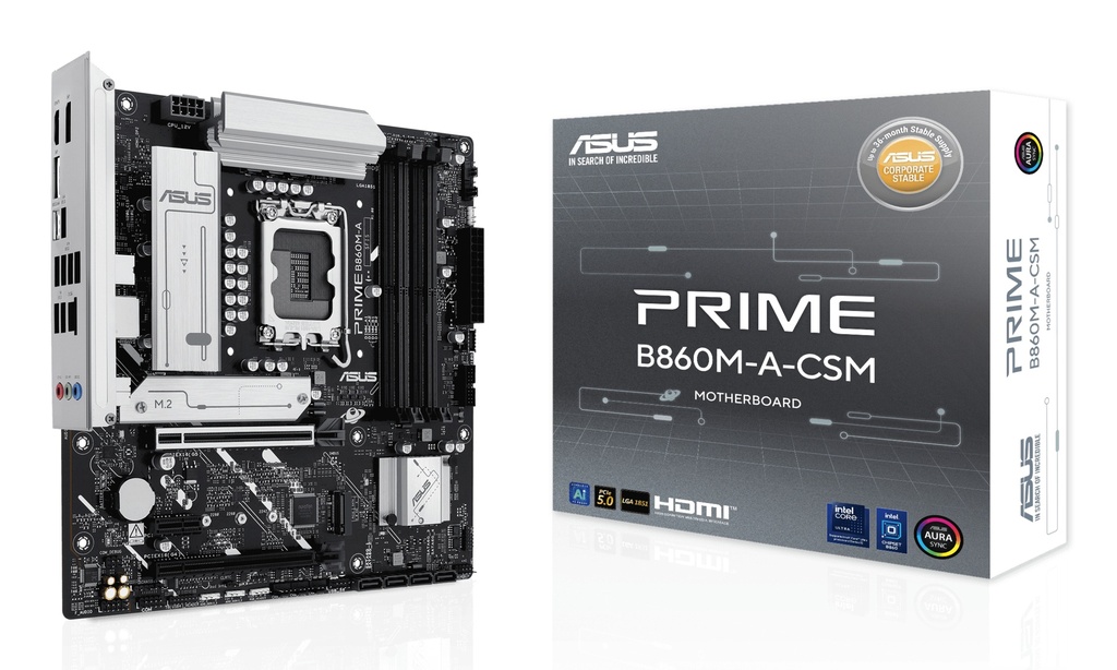 [90MB1K00-M0EAYC] ASUS PRIME B860M-A-CSM S1851/DDR5/2xDP-HDMI/3xM.2/ATX
