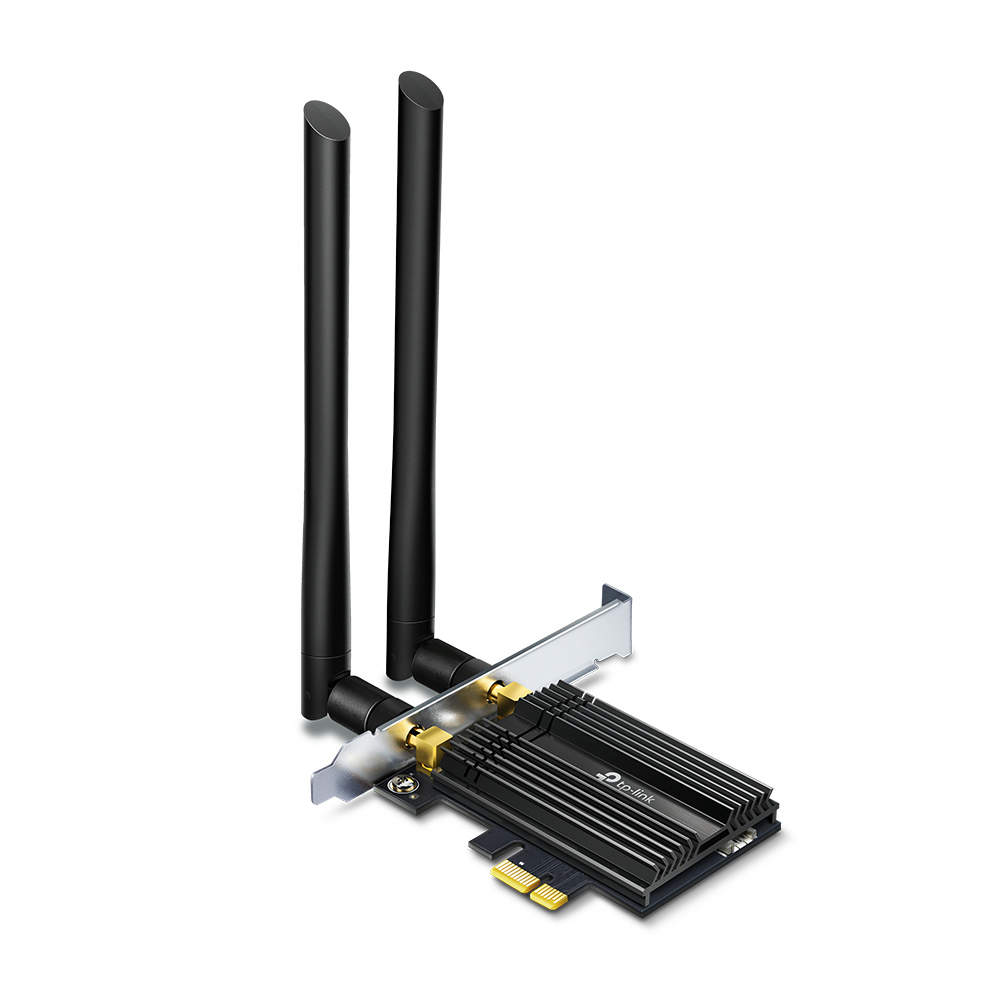 [ARCHER TX50E] TP-LINK WLAN 3000MBit AX3000 Wi-Fi 6 Bluetooth 5.0 PCIe Adapter LP inkl. Low-Profile Slotblech