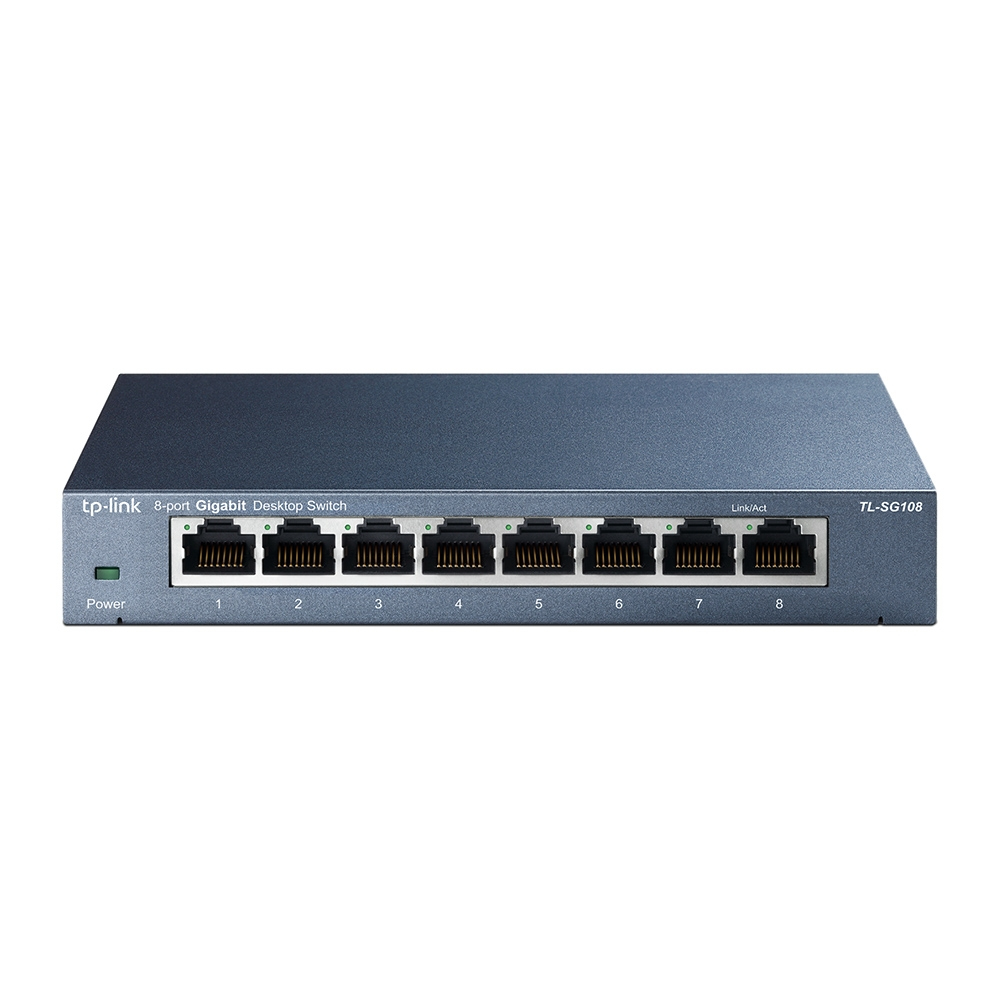 [TL-SG108] TP-LINK Switch TL-SG108 8xGBit Unmanaged Metallgehäuse