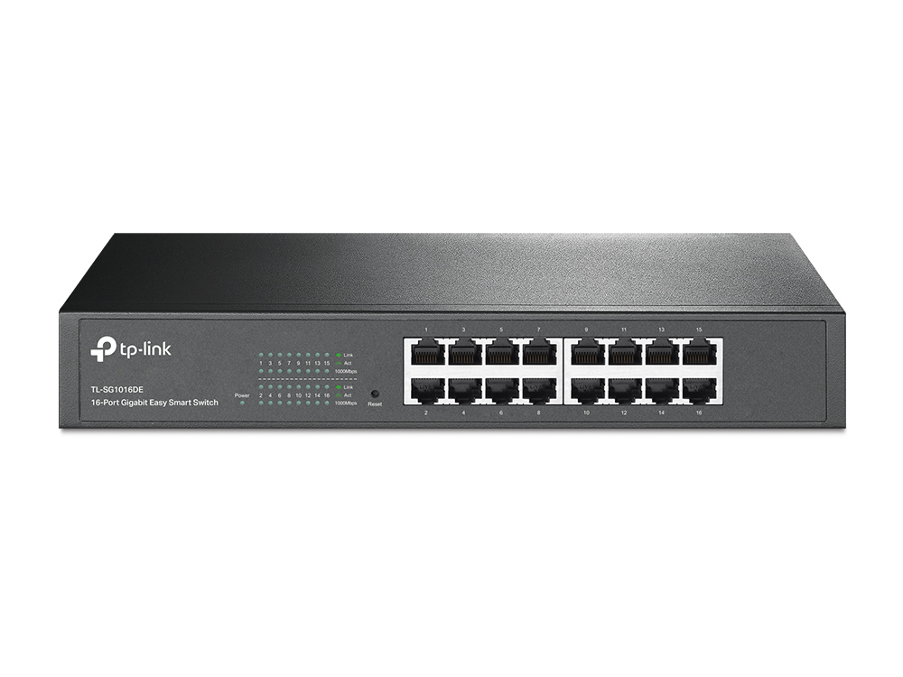 [TL-SG1016DE] TP-LINK Switch TL-SG1016DE 16xGBit Easy Managed Desktop