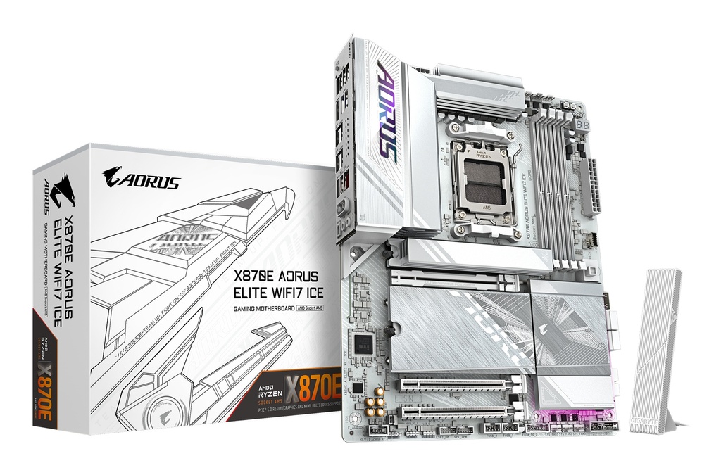 GIGA X870E AORUS ELITE WIFI7 ICE AM5/DDR5/ATX