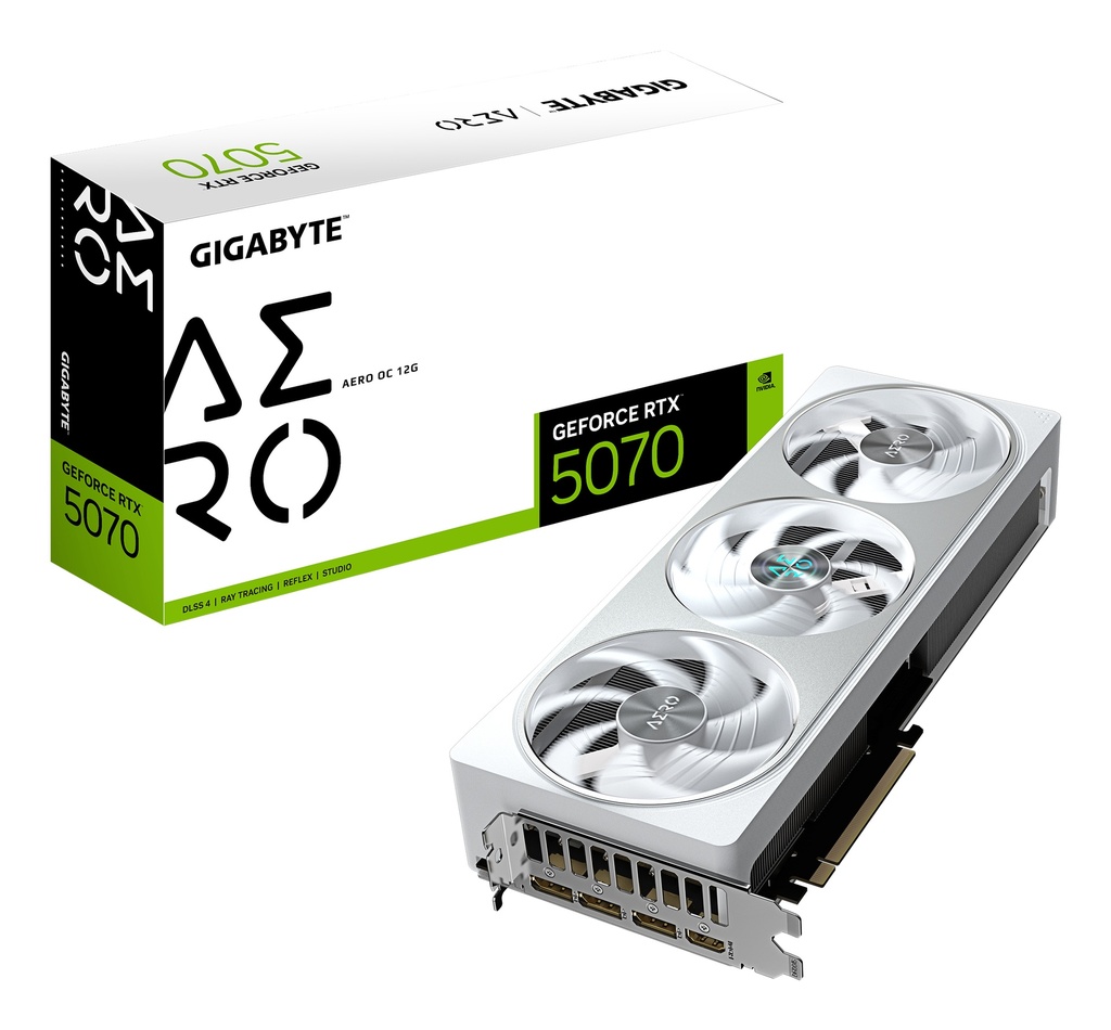 [GV-N5070AERO OC-12GD] GIGA VGA 12GB RTX5070 AERO OC-12G 3xDP/HDMI GeForce RTX 5070 AERO OC 12G