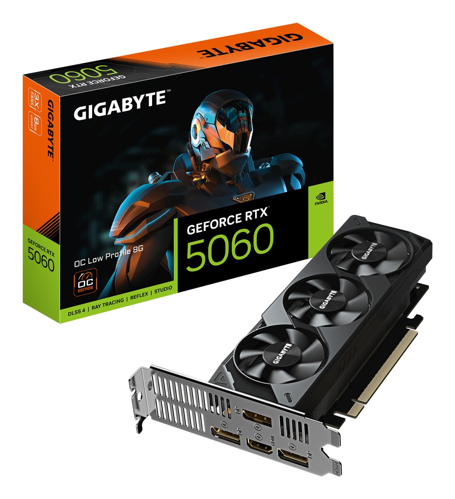 [GV-N5060OC-8GL] GIGA VGA 8GB RTX5060 OC LP 8G 3xDP/HDMI GeForce RTX 5060 OC Low Profile 8G