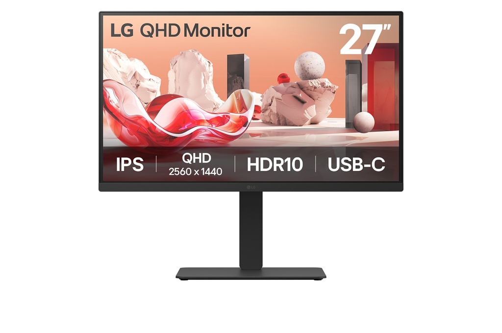 [27BA75QB-B.AEU] LG LCD 27BA75QB-B 27" black USB-C, KVM, Daisy Chain,RJ45