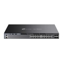 TP-LINK Switch SG6428XHP 24xGBit /4x10Gbit SFP+ PoE+ Managed Layer 3 +++ Rack Mountable, Omada SDN, 4 Fans