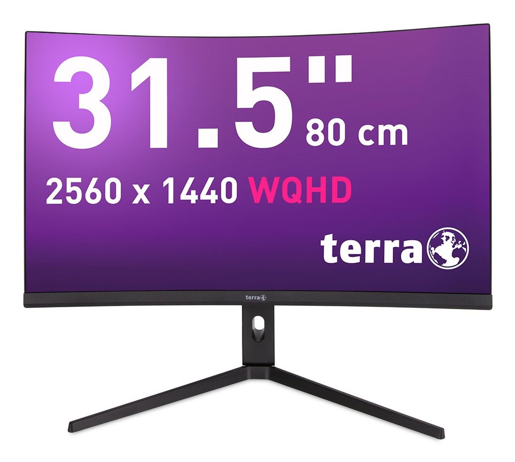 [3030245] TERRA LCD/LED 3285W HA black CURVED USB-C/HDMI/DP