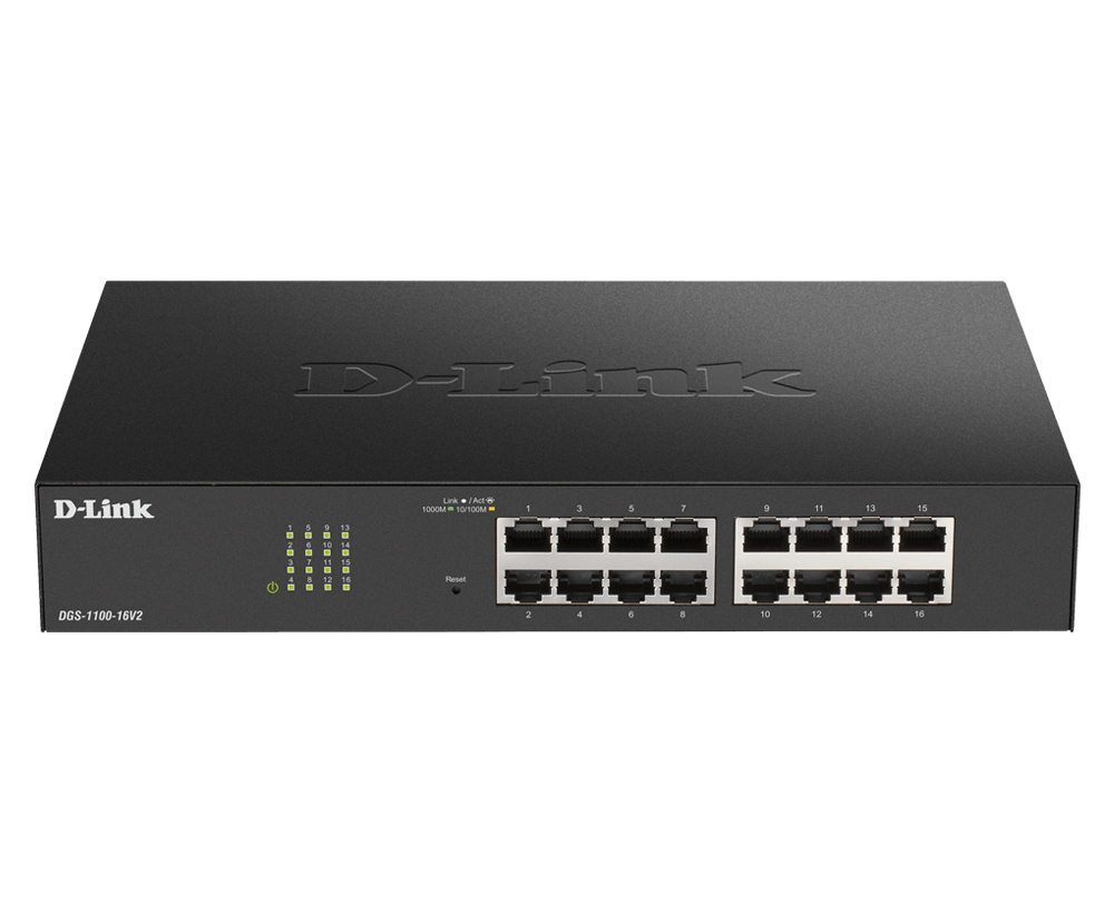 D-Link Switch DGS-1100-16V2 16xGBit 19" Managed