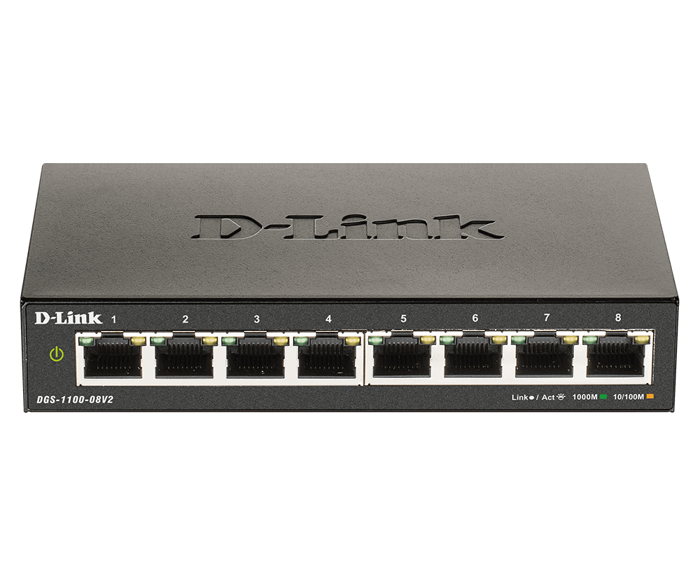 [DGS-1100-08V2/E] D-Link Switch DGS-1100-08V2 8xGBit Managed