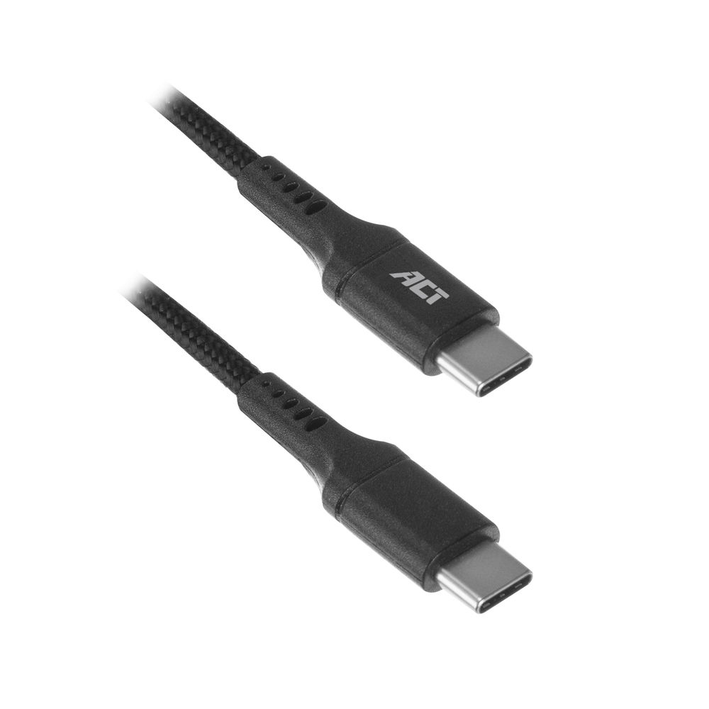 [AC3096] ACT AC3096 | USB 2.0 | USB-C naar USB-A | 1m | Zwart