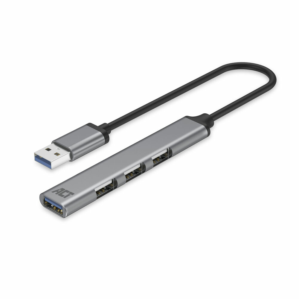 [AC6325] ACT AC6325 | USB 3.2 Gen 1 Interface Hub | Type-A | 5 Gbps | Grijs