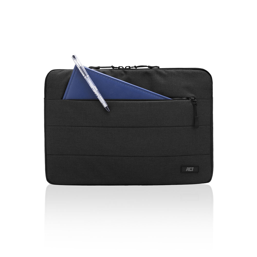 [AC8510] ACT City laptop sleeve voor laptops tot 13,3” gemaakt van gerecyclede plastic flessen
