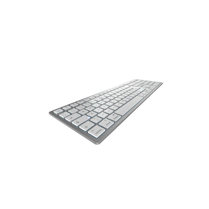 [JK-9110US-1] CHERRY KW 9100 SLIM FOR MAC toetsenbord Universeel USB + Bluetooth QWERTY Engels Zilver