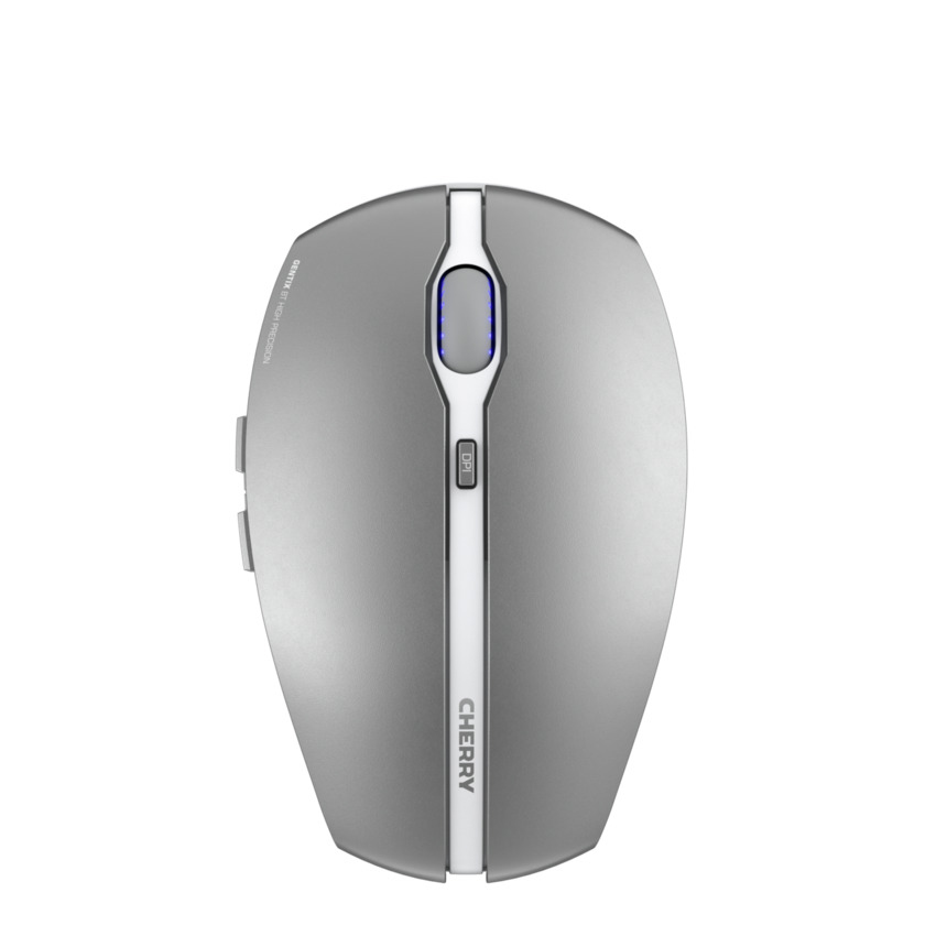 CHERRY Mouse GENTIX BT silver BT  Multi-Device Funktion für bis zu drei Endgeräte