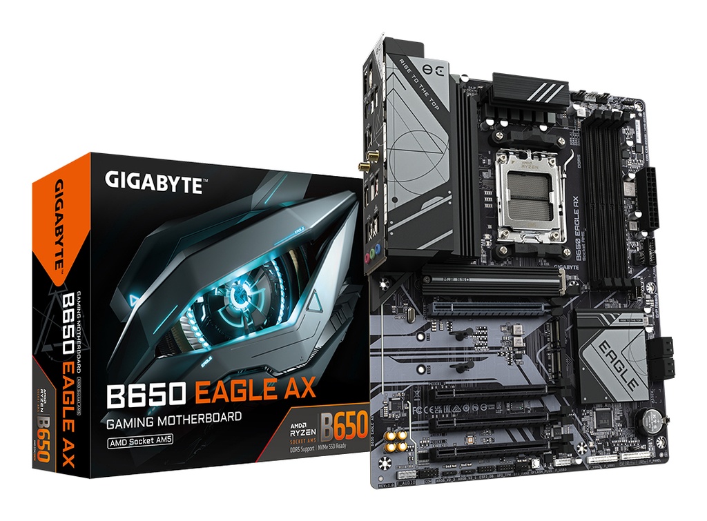 GIGA B650 EAGLE AX AM5/DDR5/3xM.2/WIFI/Type-C/ATX