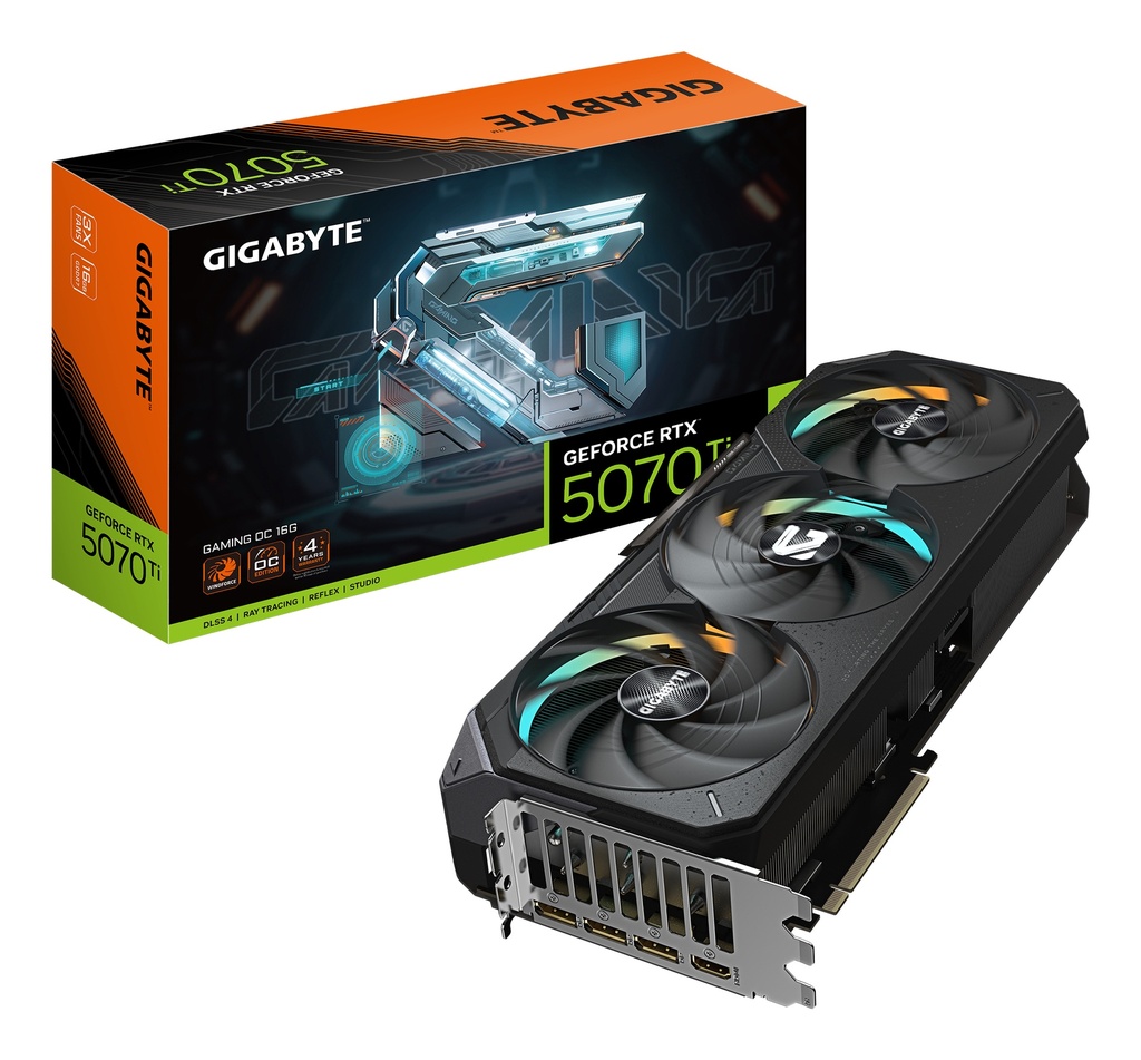 GIGA VGA 16GB RTX5070TI GAMING-OC-16G 3xDP/HDMI GeForce RTX 5070 Ti GAMING OC 16G