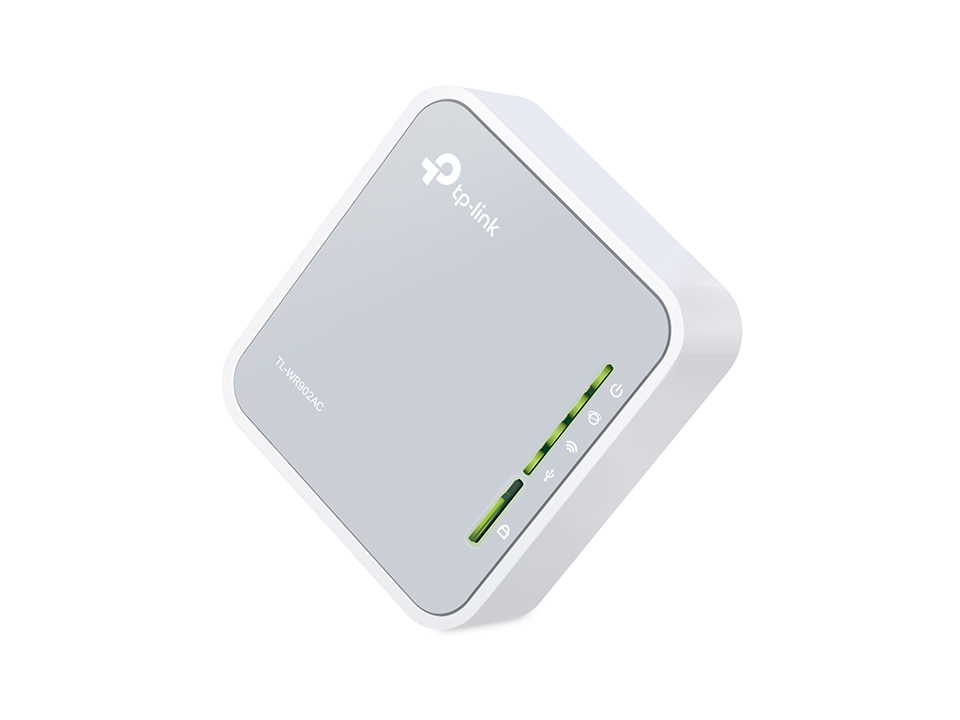 TP-Link TL-WR902AC | WiFi 5 Mini Router | Draadloos Dual-band (2,4 GHz / 5 GHz) | tot 733 Mbit/s