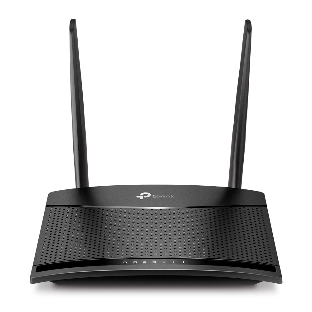 [TL-MR100] TP-LINK WLAN 300 Mbit Router 4G/LTE Dualband Plug and Play, Micro-SIM Slot