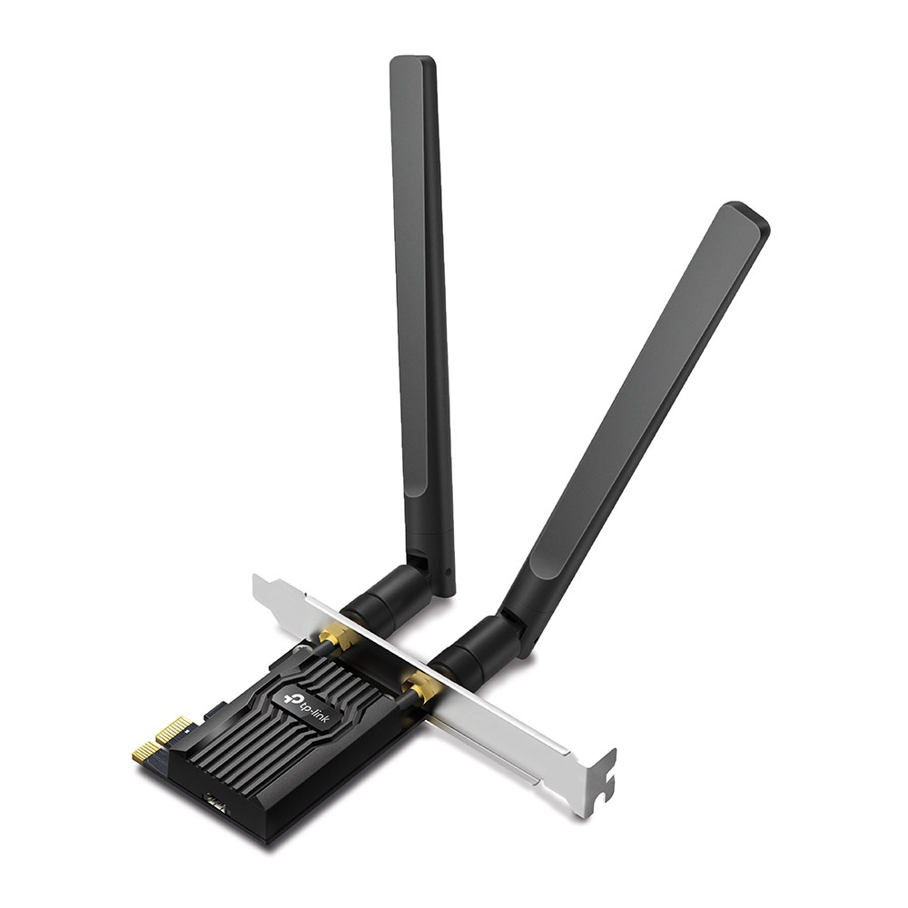 [ARCHER TX20E] TP-LINK WLAN 1775MBit AX1800 Wi-Fi 6 Bluetooth 5.2 PCIe Adapter LP inkl. Low-Profile Slotblech