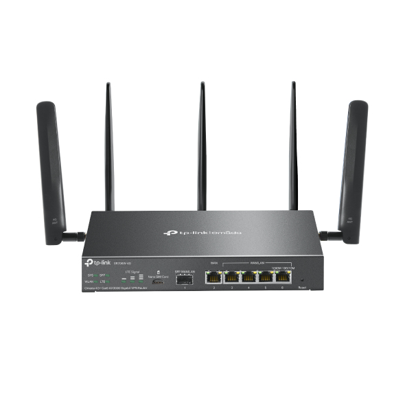 [ER706W-4G] TP-LINK AX3000 6 Port Gigabit VPN Router 1x SFP  Dual-Band Wifi 6, Omada Mesh